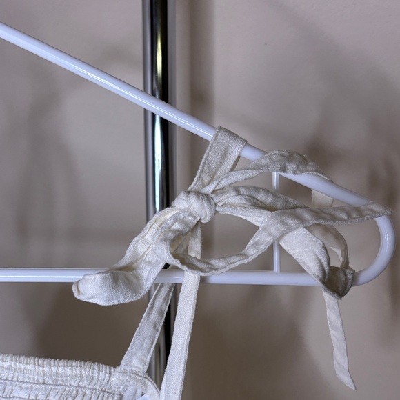 White Women's Topshop Top with Buckle Detail - Picture 2 of 6